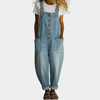Kombinezon Mae | Vintage z miękkiego bawełnianego denimu z regulowanymi ramiączkami