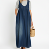 Karen | Jeansowa sukienka maxi w stylu vintage