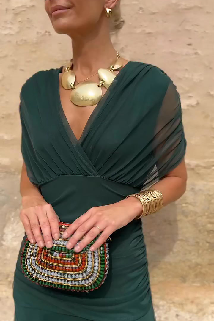 Marta | Elegancka jedwabna sukienka Santana