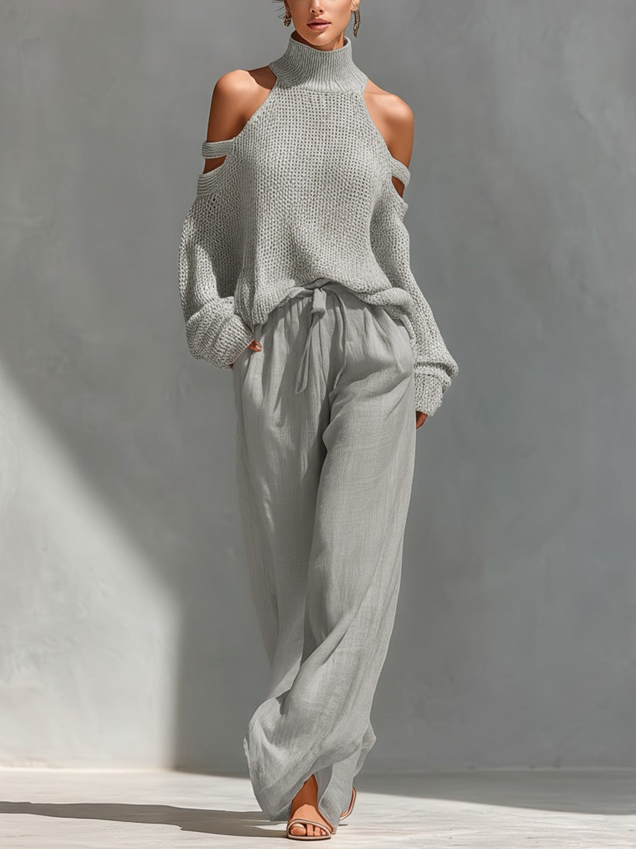 Helena | Camilla · Modny komplet z dzianiny