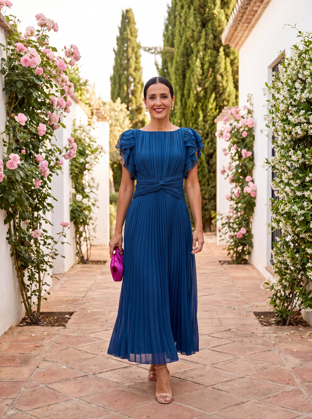Lucyna | Elegancka sukienka Selena z wyrafinowanego tiulu
