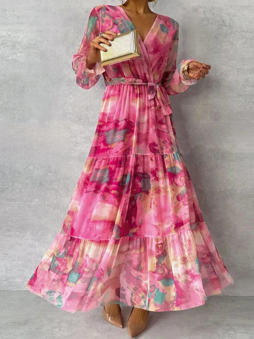 Sophie | Elegancka sukienka w kwiaty