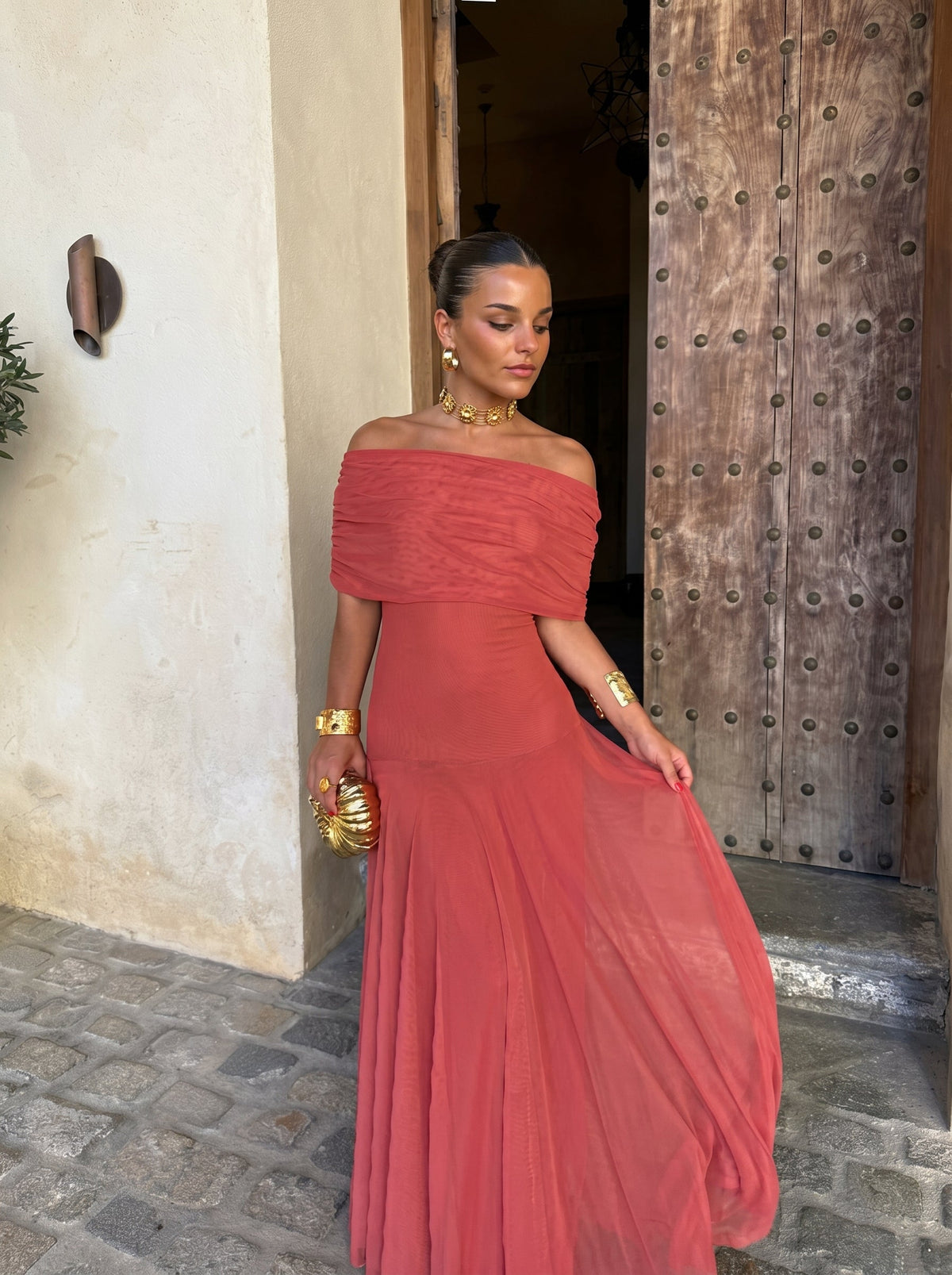 Nadia | Elegancka sukienka Simba z jedwabnego tiulu