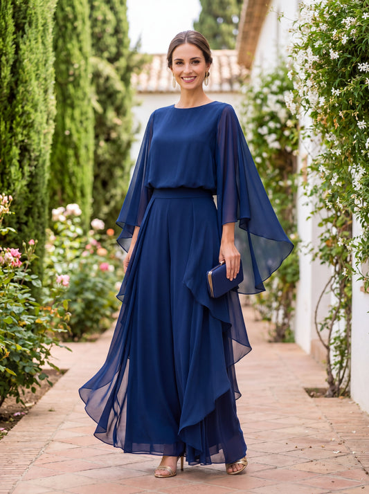 Patrycja | Dwuczęściowy komplet Lázaro z eleganckiej i wyrafinowanej krepy