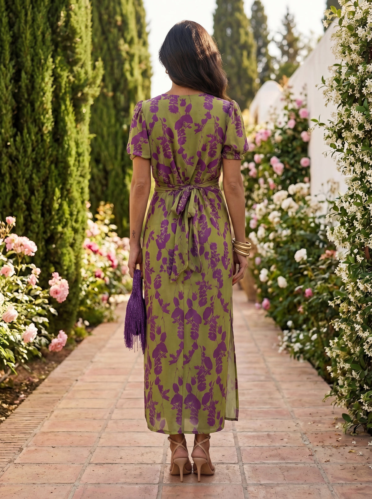 Aleksandra | Elegancka sukienka z jedwabiu