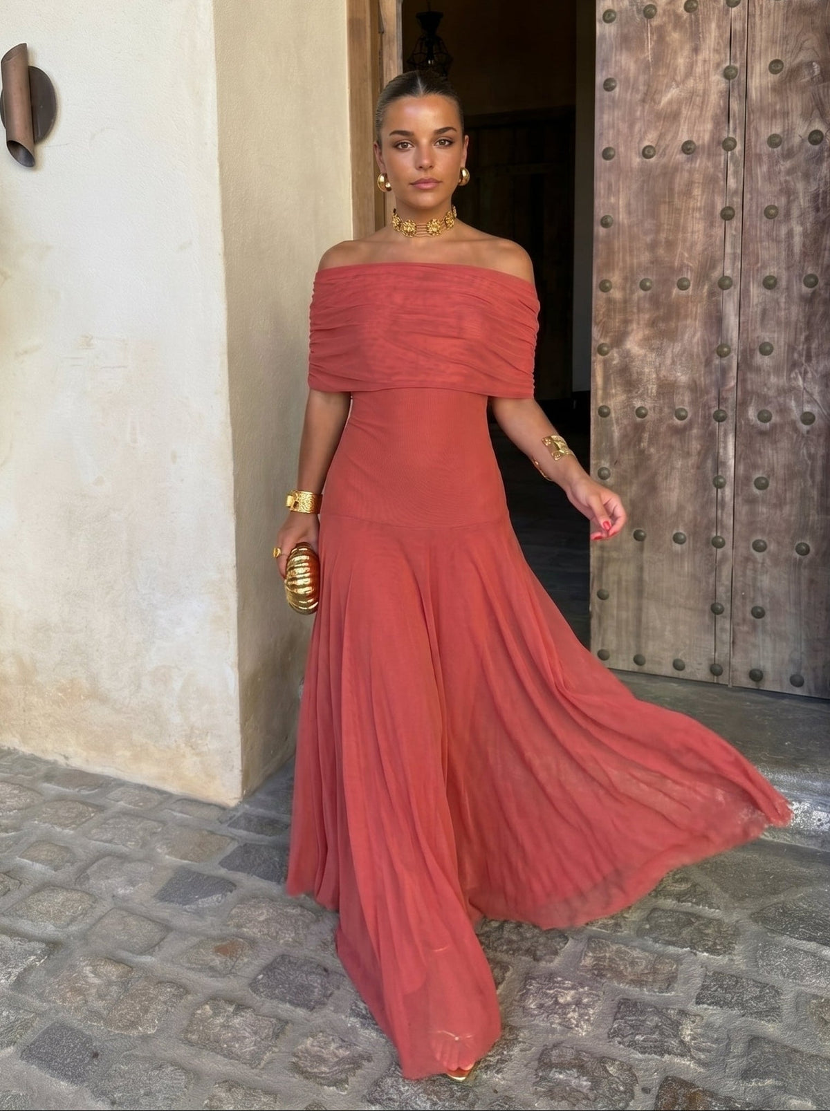 Nadia | Elegancka sukienka Simba z jedwabnego tiulu