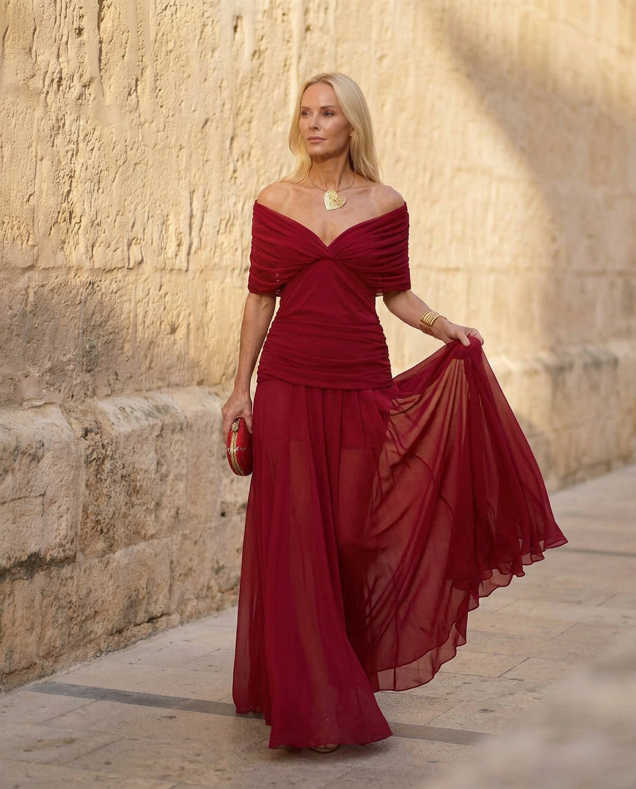 Marta | Elegancka jedwabna sukienka Santana