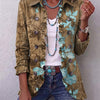 Malwina | Gradientowa kurtka w stylu vintage z kwiatowym wzorem w stylu Boho