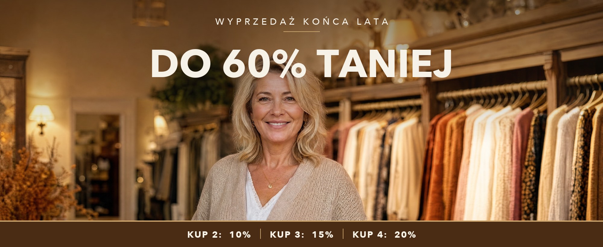 Wyprzedaż końca lata - do 60% taniej